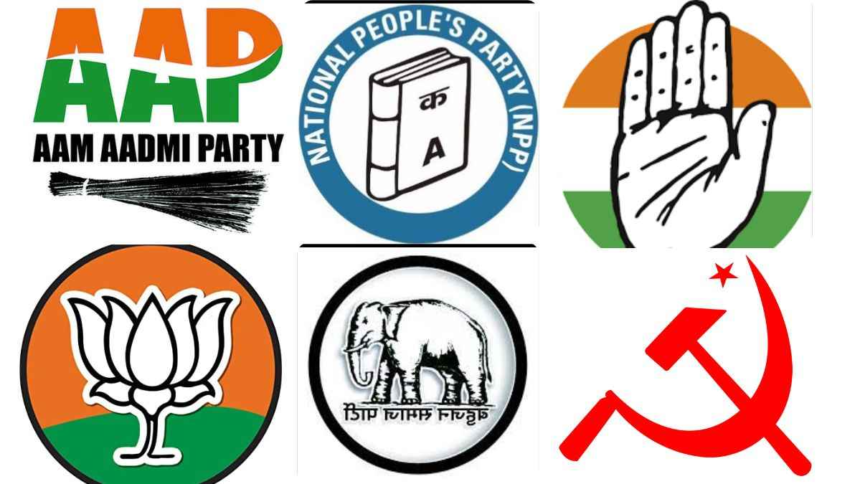 Top 10 Political Parties in India political parties in india, indian political parties, inc, bjp