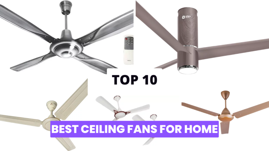 Top 10 Modern Ceiling Fans In India modern ceiling fans in india