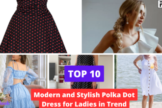 Stylish Polka Dot Dress for Ladies in Trend Beauty & Fashion