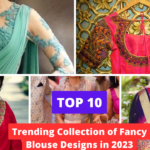 Top 10 Trending Fancy Blouse Designs in 2023 Silver Blouse Designs,silver blouse,blouse designs,stylish blouse,women's blouse,party blouse