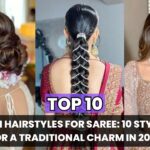 Top 10 Bun hairstyles for saree top 10 tiktokers in world, most followed tiktokers, popular tiktokers, famous tiktokers