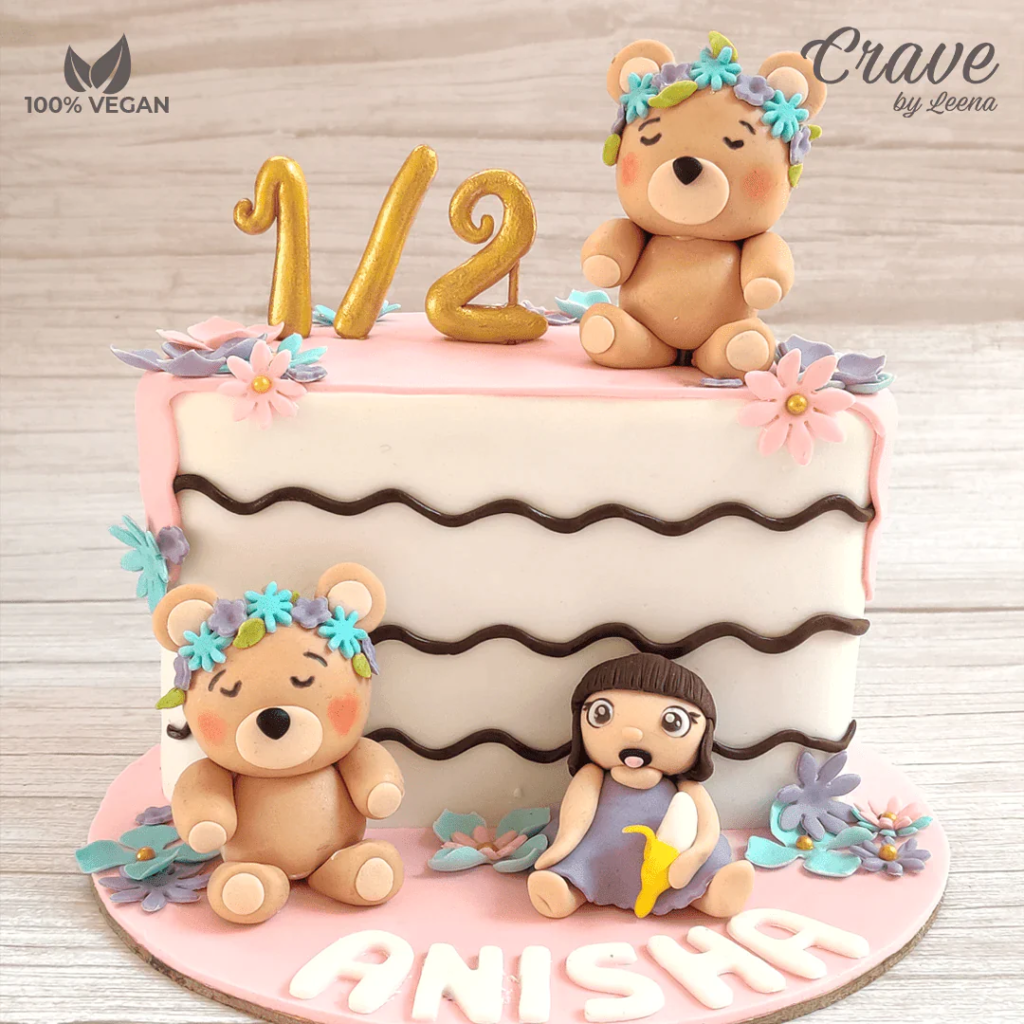 Top 10 Best 6 Month Birthday Cake Designs With Photos 6 month birthday cake designs,6 month birthday cake,half birthday cake,cake design,Best 6 month birthday cake designs