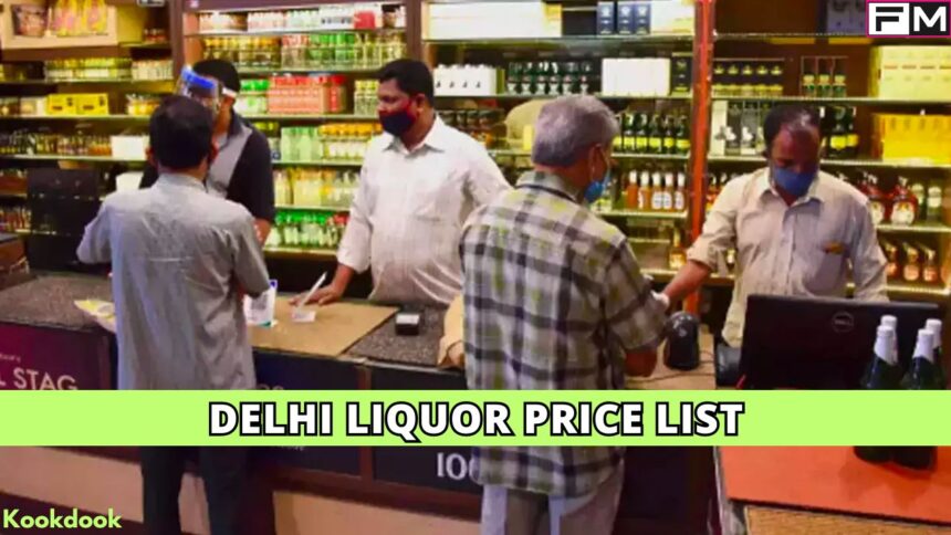 Delhi Liquor Price List