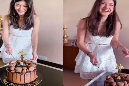 Shanaya Kapoor Sparks Controversy with Unique Birthday Cake-Cutting Method