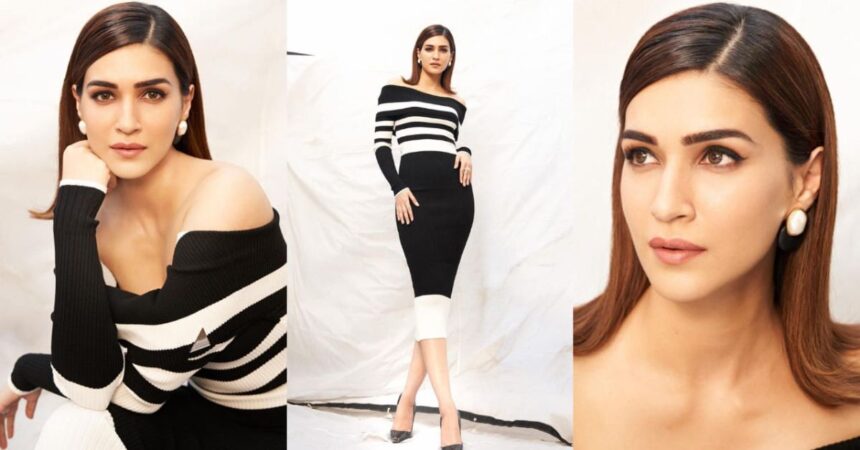 How to Style a Ribbed Knit Dress, Inspired by Kriti Sanon Kriti Sanon