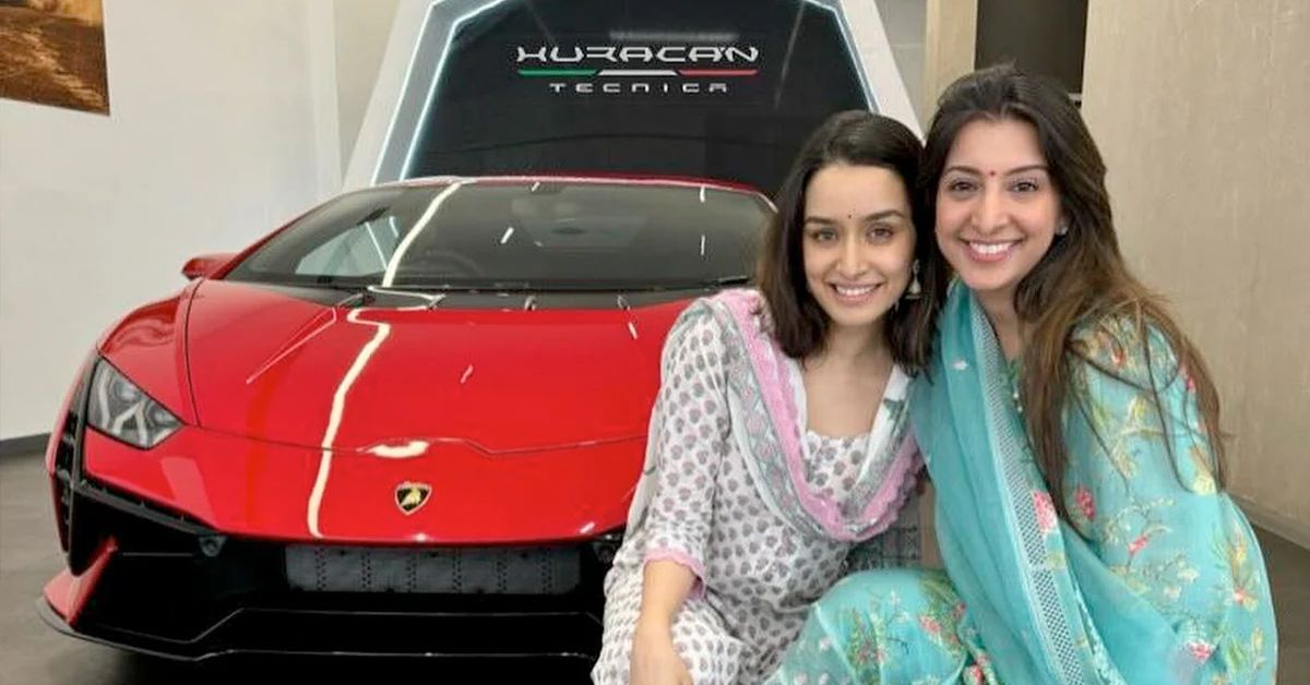 Shraddha Kapoor Takes Her New Lamborghini to the Temple Shraddha Kapoor