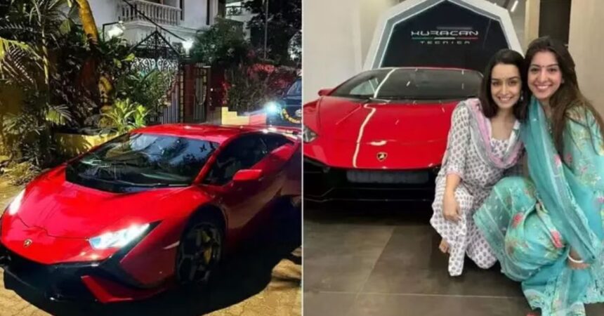 Shraddha Kapoor Takes Her New Lamborghini to the Temple Shraddha Kapoor